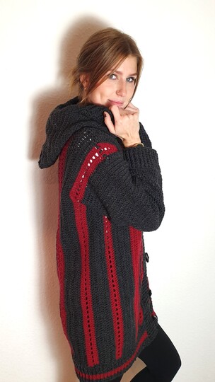 216 Häkelanleitung Häkeljacke Hippie 2