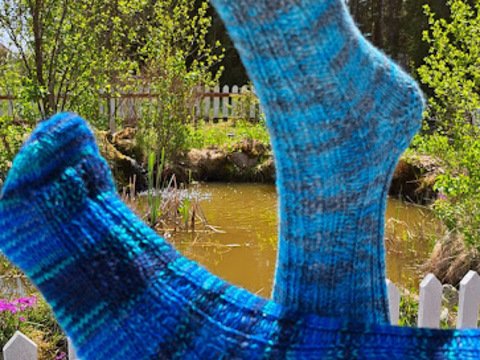 Digitale Sockenstrickanleitung zur Socke "rechts/links Wirrwarr"