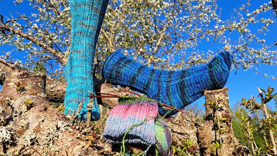 Digitale Sockenstrickanleitung zur Socke "rechts/links Wirrwarr"