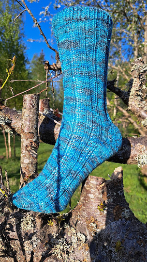 Digitale Sockenstrickanleitung zur Socke "rechts/links Wirrwarr"