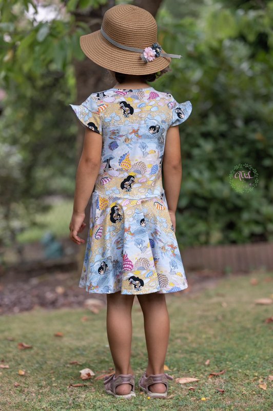 Volantkleid Kymavi 74-164 Schnittmuster mit Beamerdatei - Bild 6