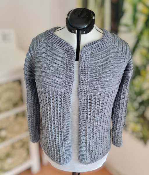 Cardigan "Love it" Häkelanleitung RVO jede Größe - Bild 3