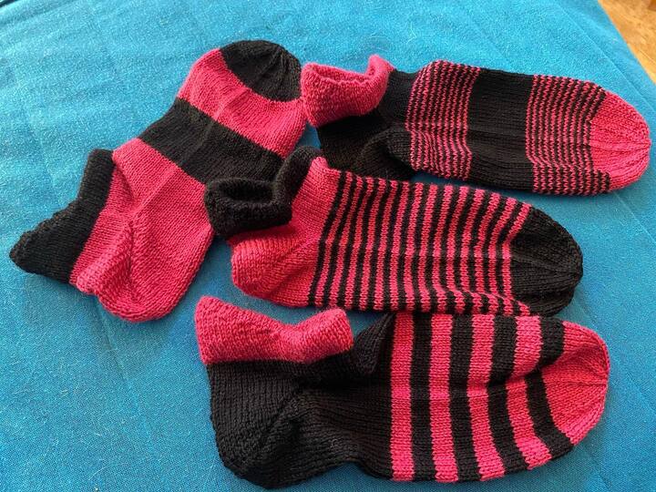 Small Tutorial for Sneaker Socks with Instep  flap