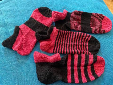 Small Tutorial for Sneaker Socks with Instep  flap