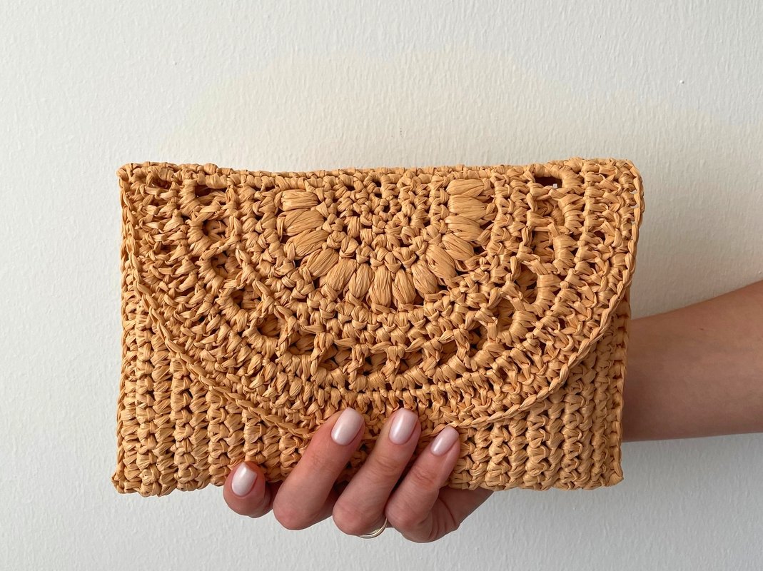 Häkelanleitung Basttäschchen bag6