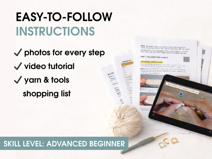 Häkelanleitung Bast Clutch Tasche PDF kleine Sommertasche häkeln Crossbody