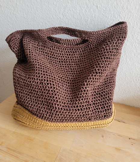 Strandtasche, gehäkelt
