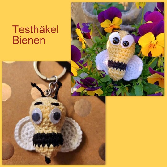 Kleine Bienchen häkeln - Häkelanleitung PDF