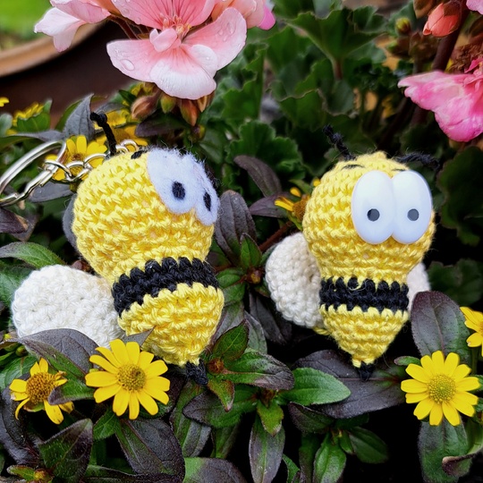 Kleine Bienchen häkeln - Häkelanleitung PDF