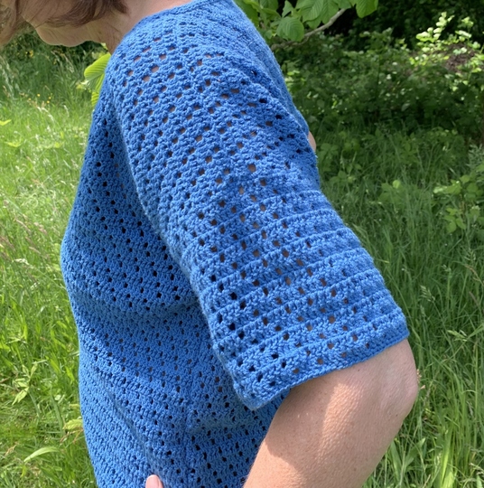 Häkelanleitung, Häkelshirt Leyla Größe 36 – 46