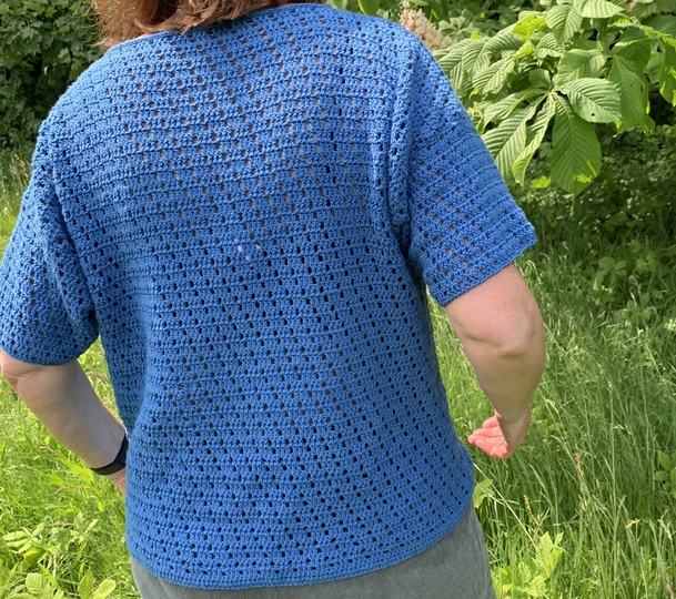 Häkelanleitung, Häkelshirt Leyla Größe 36 – 46