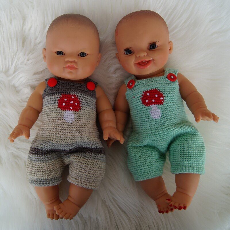 Puppenbekleidung, Latzhose für Puppen