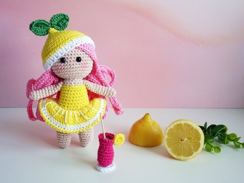 Häkelanleitung Tutti Frutti Girl Zitronella - PDF Datei