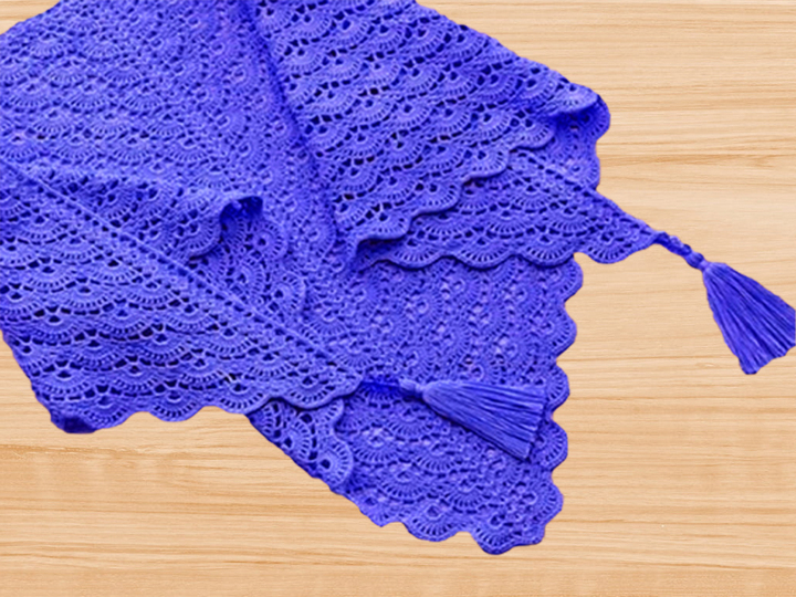 A Crochet Triangle Shawl PDF pattern