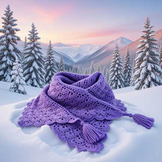 Häkelanleitung für Schal