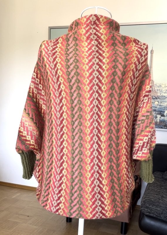 Seelenwärmer Grätenmuster - Bild 6