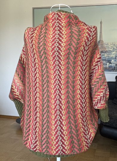 Seelenwärmer Grätenmuster