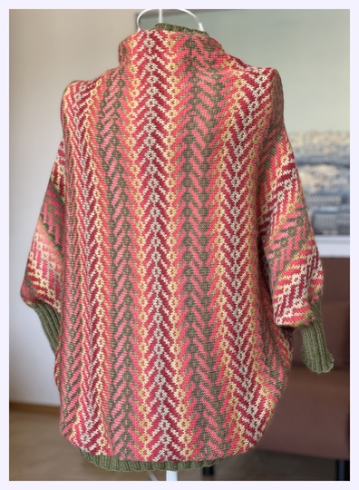 Seelenwärmer Grätenmuster