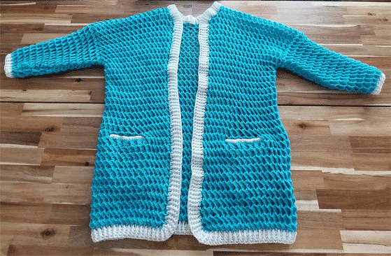 Seelenwärmer mit Taschen im 3D-Muster - Bild 7