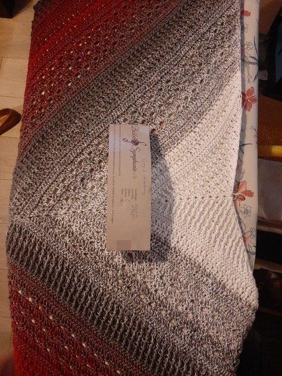 Tuch/Stola "Symphonie der Maschen"