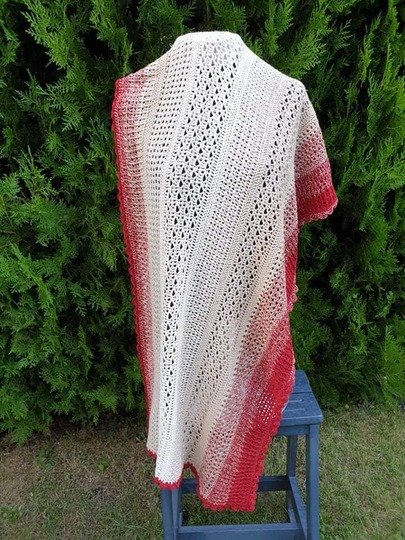 Tuch/Stola "Symphonie der Maschen"