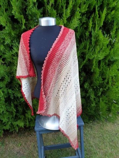 Tuch/Stola "Symphonie der Maschen"