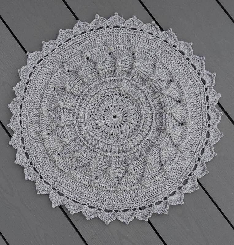 Häkelanleitung Kissen/ Kissenbezug Sunflower - rund und eckig - 2er Set - Bild 9