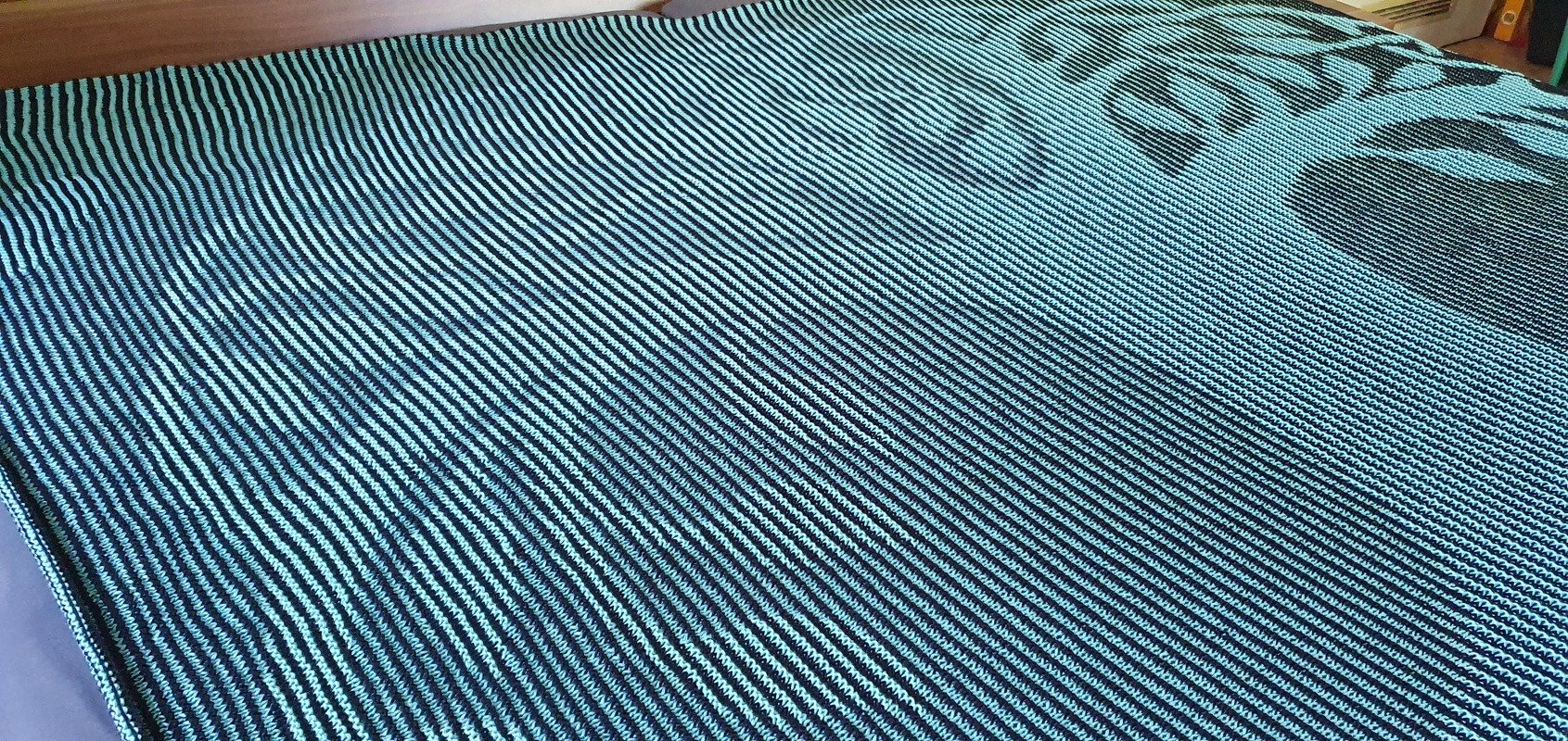 Baum des Lebens, Yggdrasil, Schattenstricken, Illusionssstricken, Decke - Bild 8