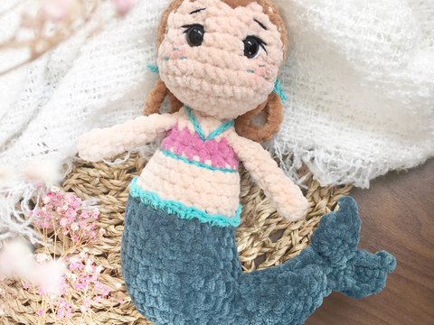 Häkelanleitung Nixe Neolie - ohne Annähen