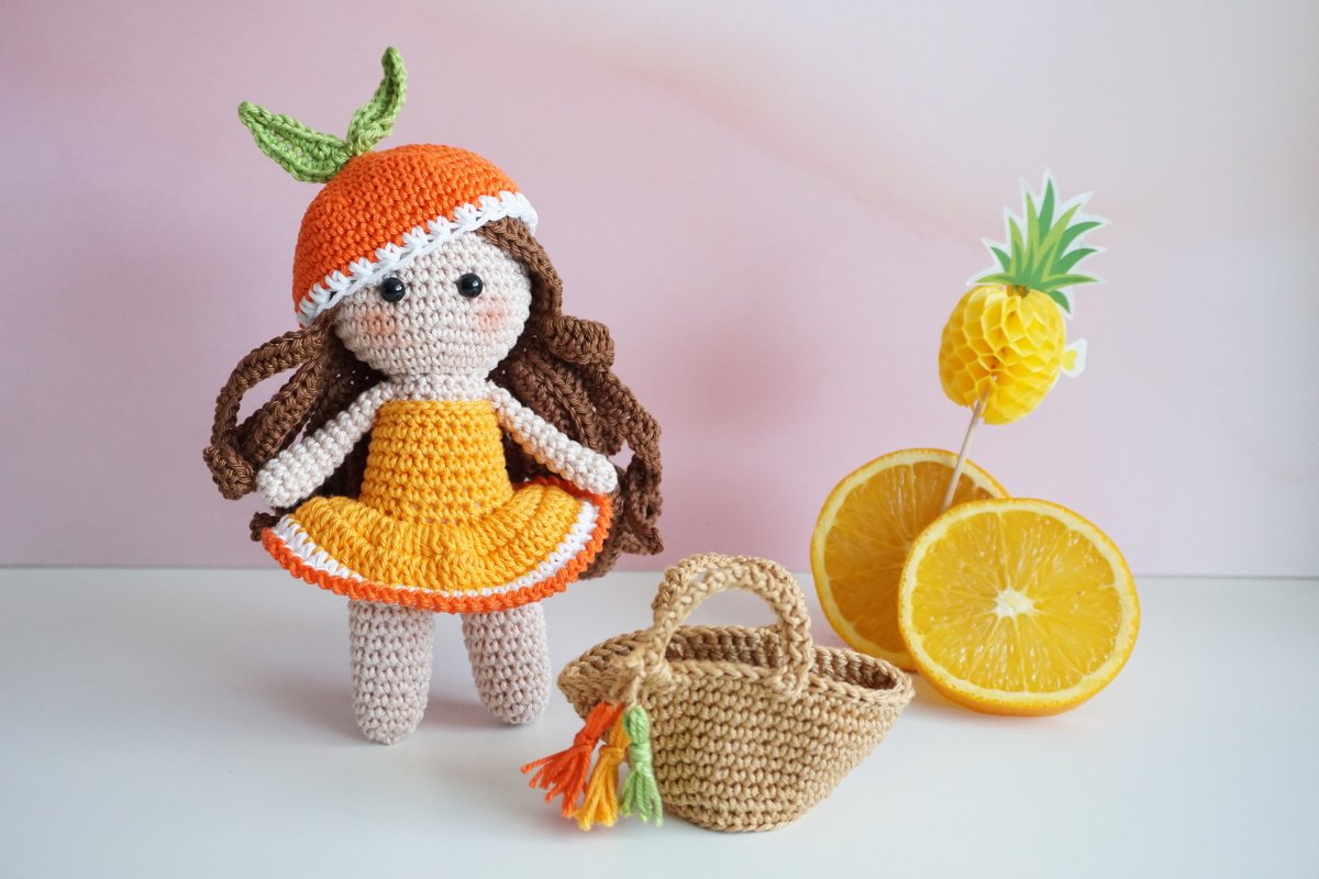 Häkelanleitung Tutti Frutti Girl Orangina - PDF Datei