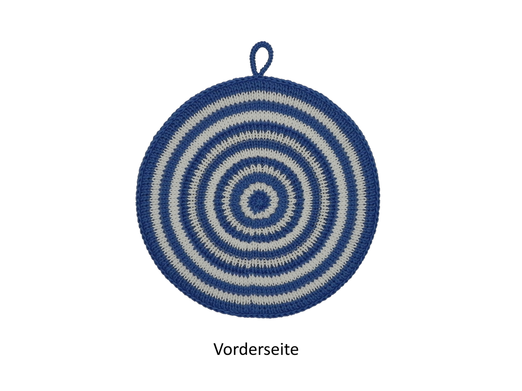 Topflappen Kreise im Kreis Strickanleitung - Bild 3