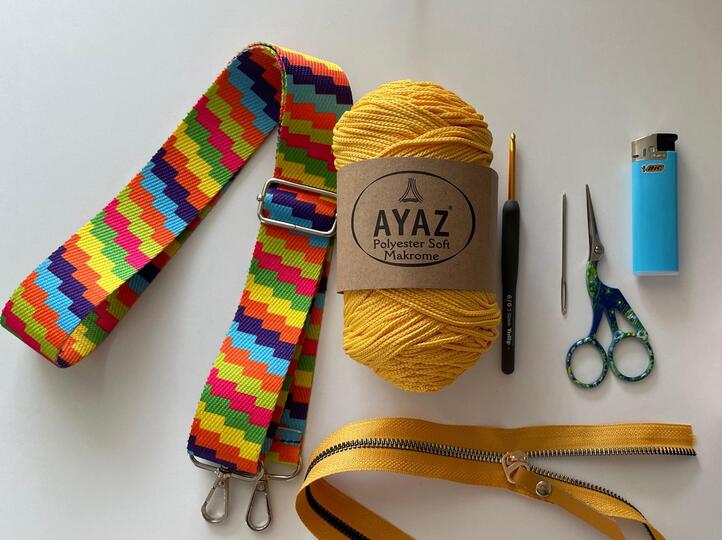 Crochet sling bag pattern, crossbody bum bag, summer crossbody purse BAG5