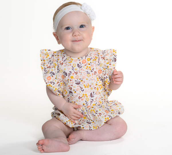 Baby Bloomer CHIARA Ruffle Romper PDF Pattern 0m–2y