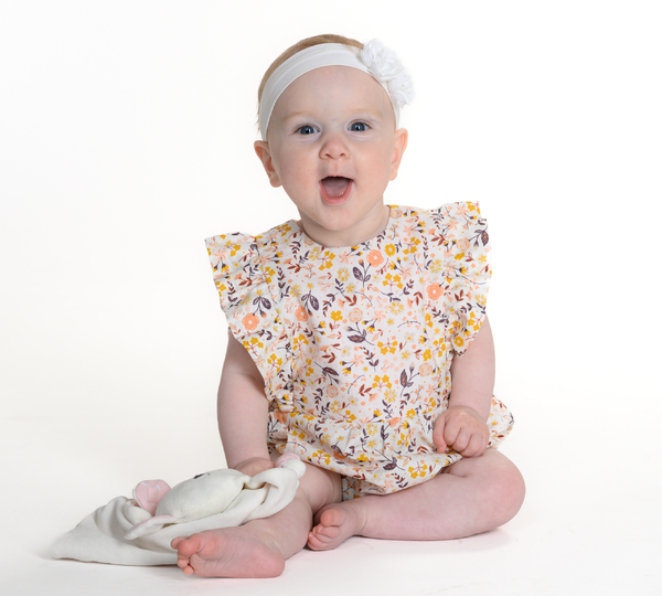 Baby Bloomer CHIARA Ruffle Romper PDF Pattern 0m–2y