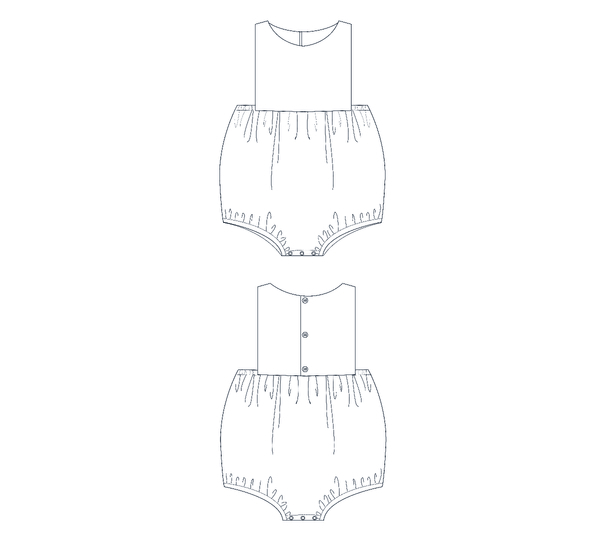 sewing pattern baby romper MARCO photo tutorial 0m/1m–18m/2y