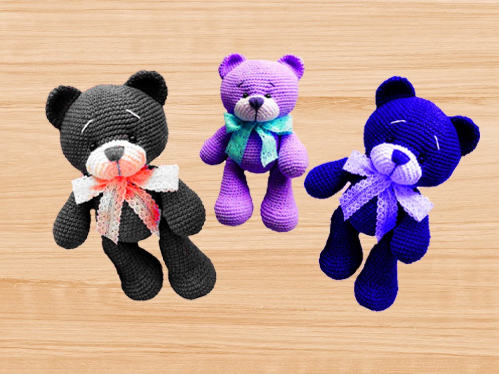 Häkelanleitung für Teddybär