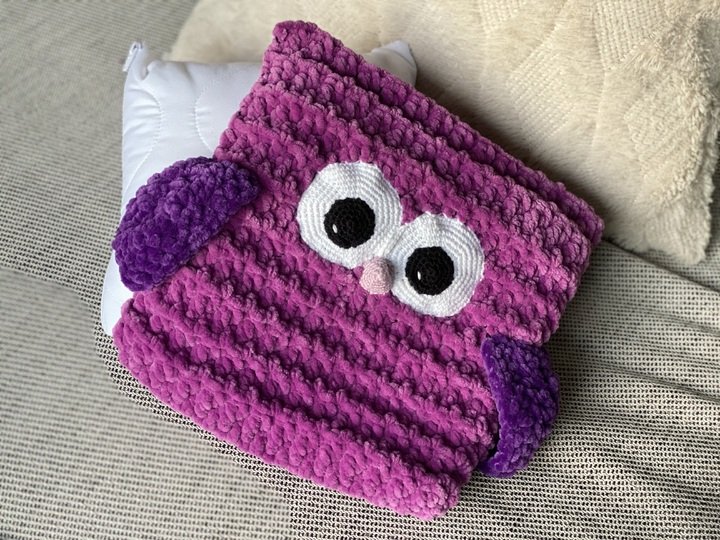 Häkelanleitung - Kuschelpolster Eule / Uhu (Ophelia)