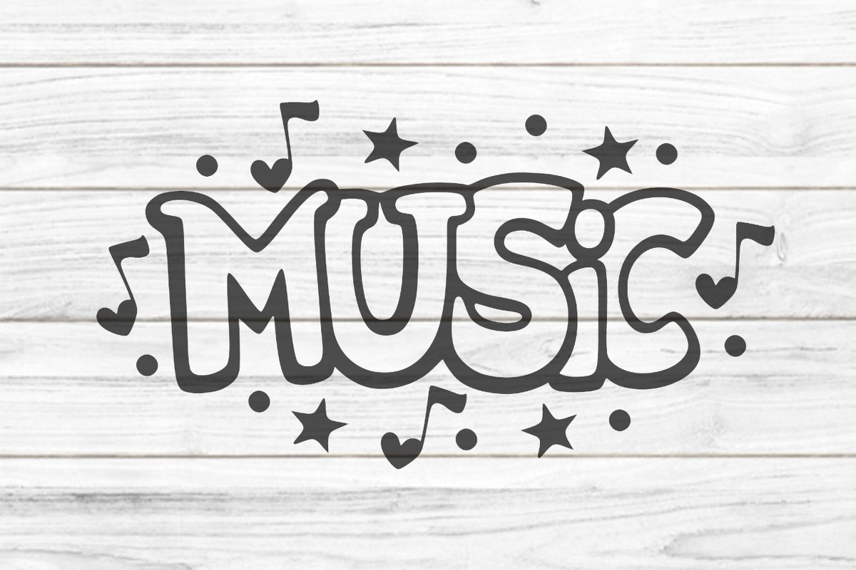 music Plotterdatei SVG DXF FCM