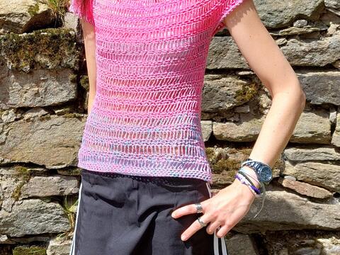 Shirt "heat" Crop Top häkeln Sommertop Häkelanleitung