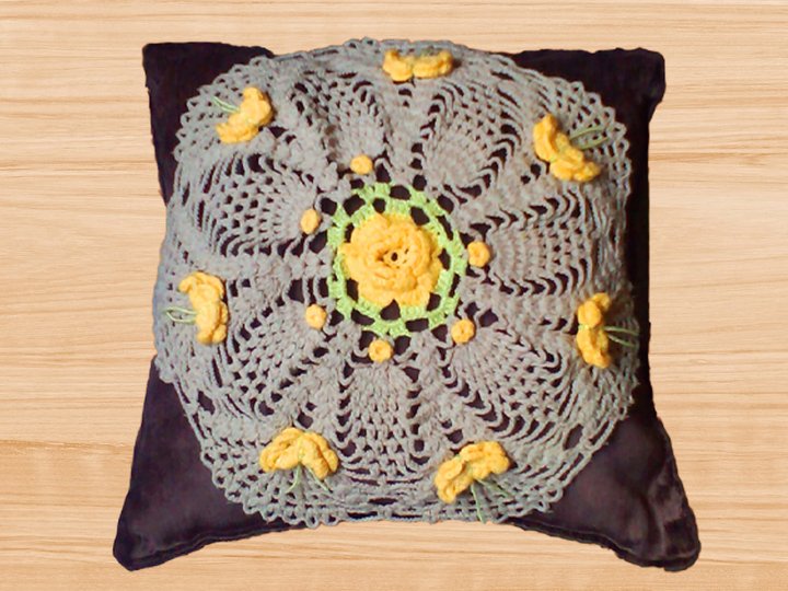 A Crochet Cushion PDF Pattern