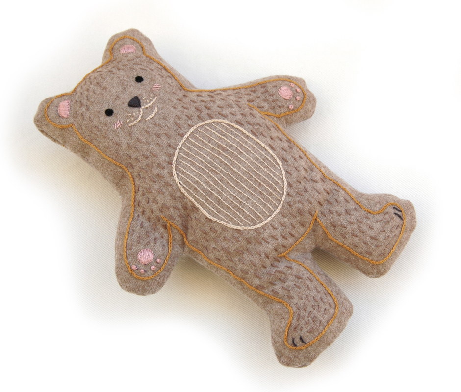 Stickanleitung und Nähanleitung Download PDF Kuscheltier Teddy Anfänger