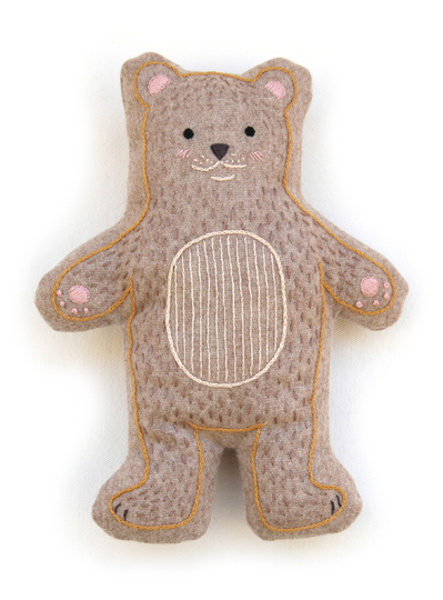 Embroidery and Sewing Pattern Teddybear Stuffed Animal Beginner