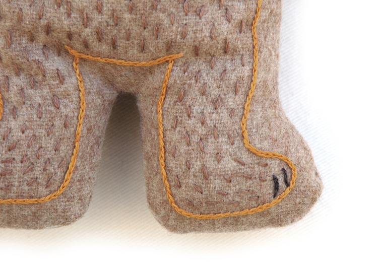 Embroidery and Sewing Pattern Teddybear Stuffed Animal Beginner