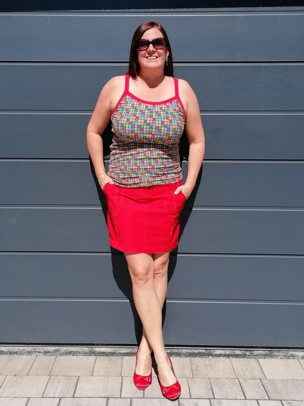 Schnittmuster Sommertop Eis mit Streuseln Gr. 32 - 62 Damen - Bild 26