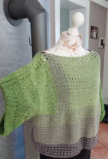 Häkelanleitung 3 in 1: Bambusa Crop Top, Shirt, Pullover