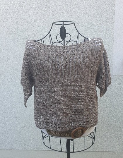 Häkelanleitung 3 in 1: Bambusa Crop Top, Shirt, Pullover