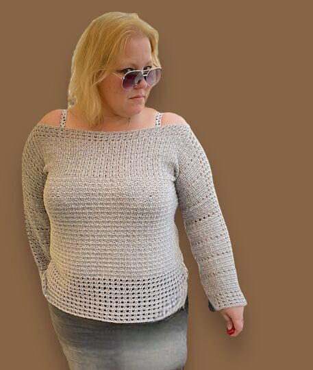 Häkelanleitung 3 in 1: Bambusa Crop Top, Shirt, Pullover