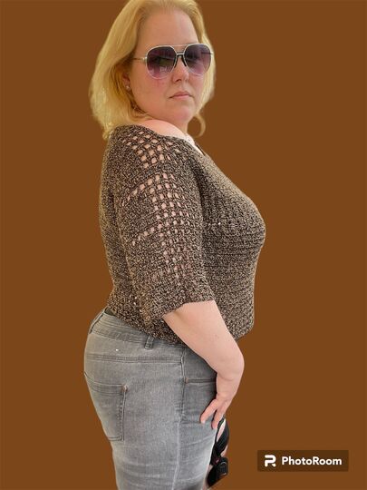 Häkelanleitung 3 in 1: Bambusa Crop Top, Shirt, Pullover