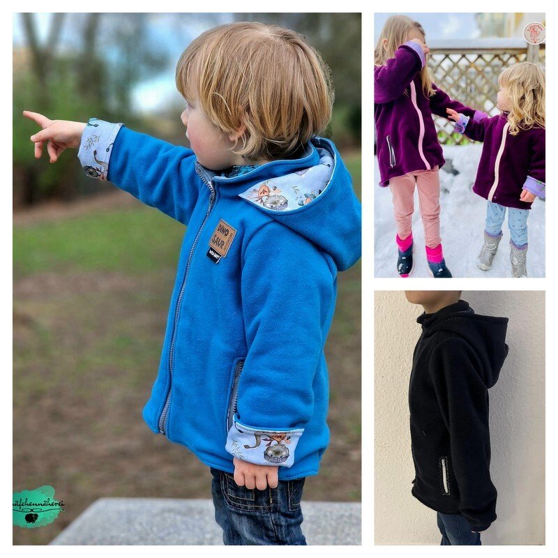 FLEECEJACKE KÜSTENLIEBE GR. 86 - 164 INKL. A0