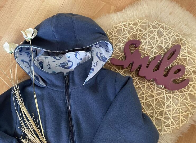 FLEECEJACKE KÜSTENLIEBE GR. 86 - 164 INKL. A0